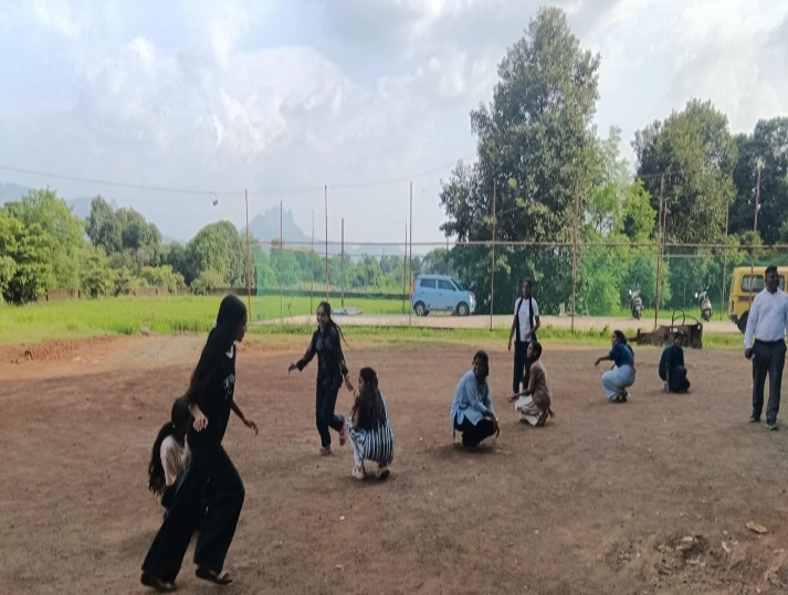 Students taking part in outdoor sports